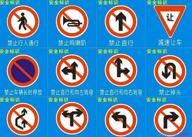 看清信號燈、標牌與標線